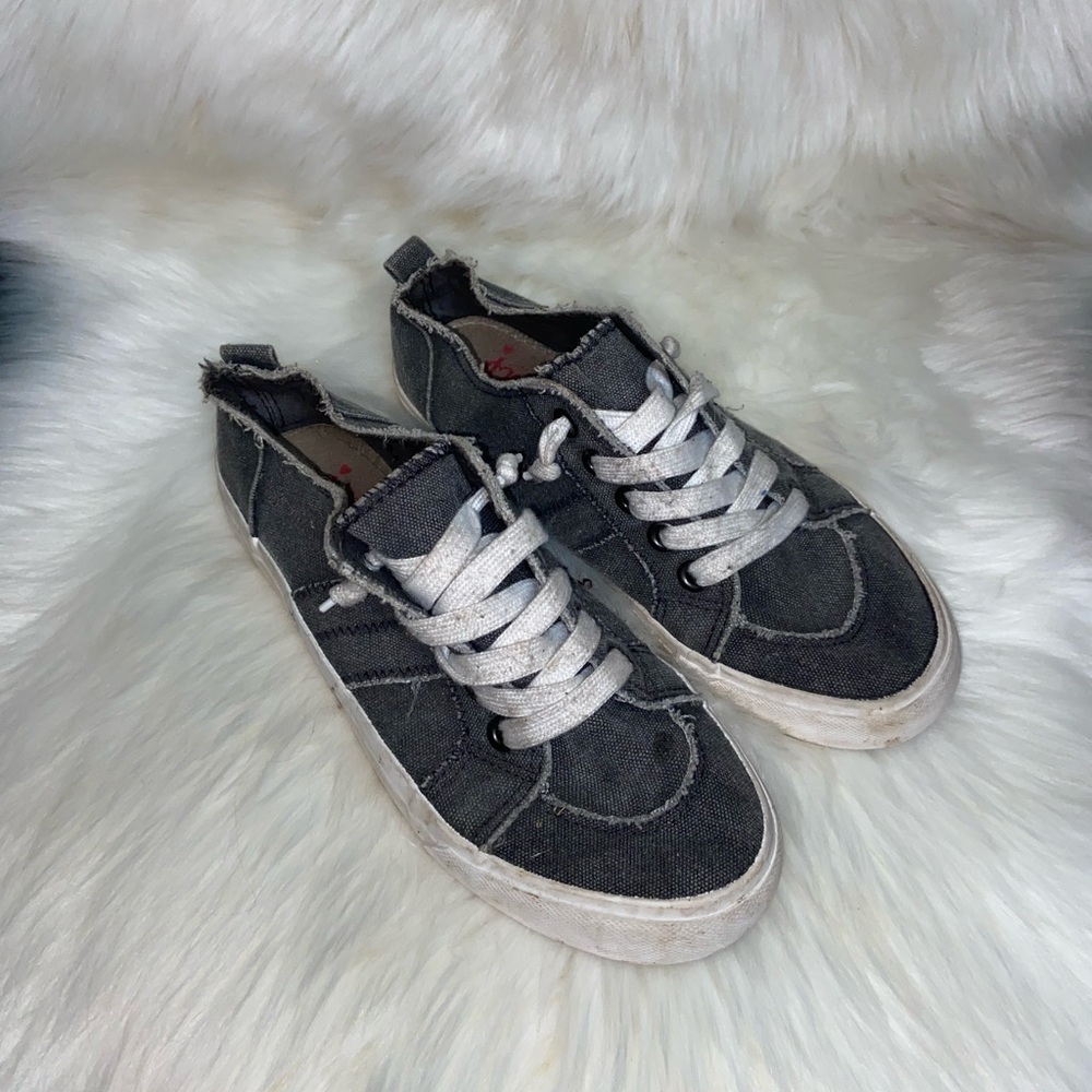 gray jellypop flats, good condition size 10